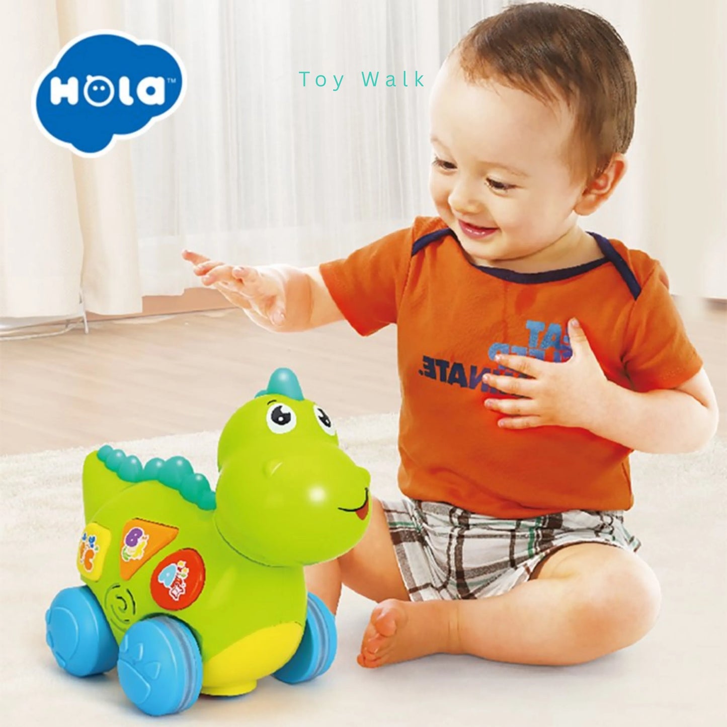 Hola 6105 Dino Activity Toy for 12M+ Ages