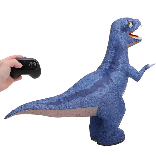 Remote Control Inflatable Velociraptor: Dinosaur World Action Figure