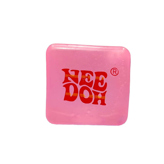 NeeDoh Nice Cube – Pink Squishy Fidget Toy (1 Pcs)
