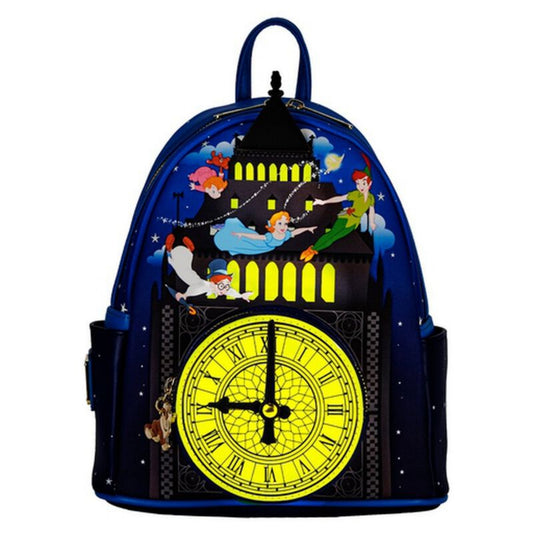 Loungefly Disney Peter Pan Big Ben Glow-in-the-Dark Mini Backpack