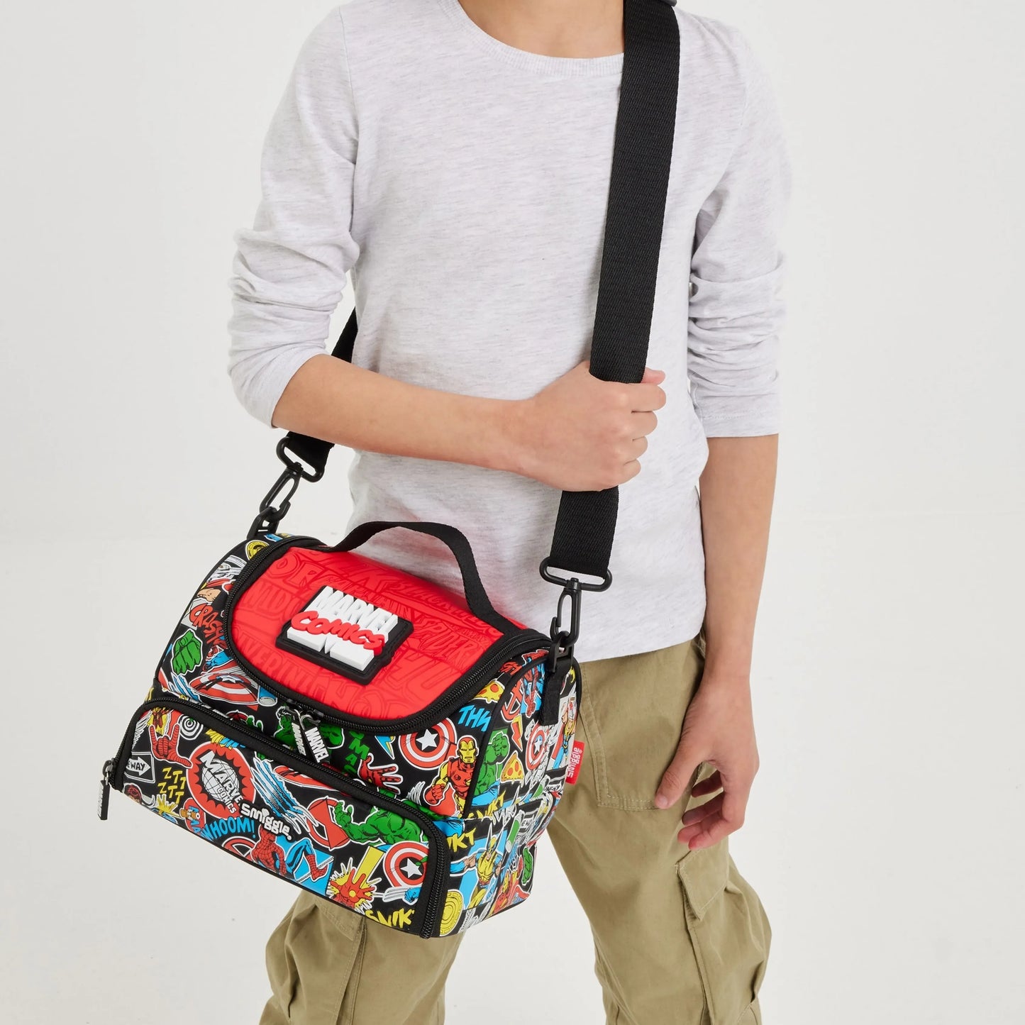 Smiggle Marvel Comics Insulated Lunch Bag