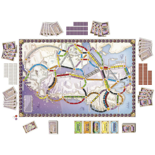 Ticket to Ride Nordic Countries — The Snowy Railway Adventure