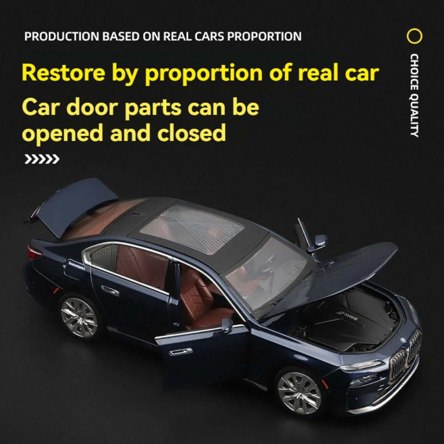 CCA 1:24 Scale BMW i7 Diecast Model Car