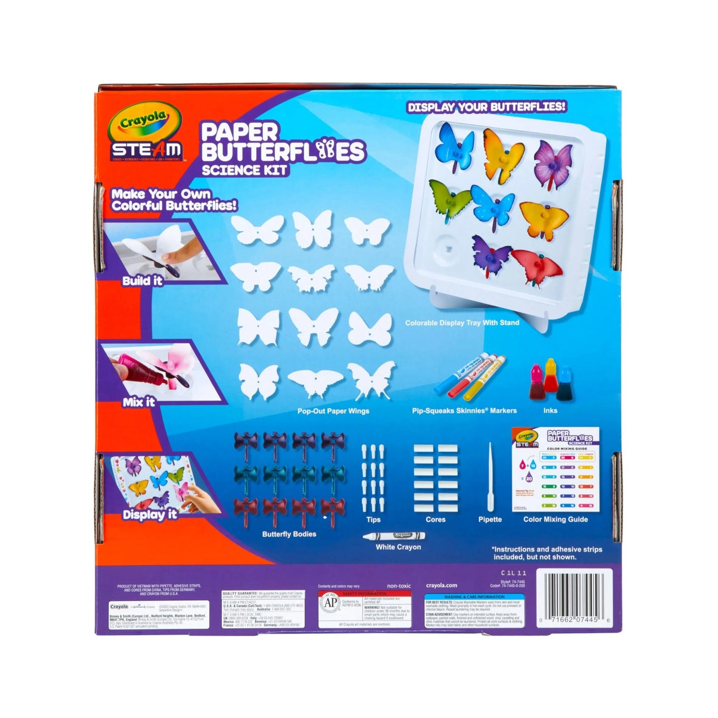 Crayola STEAM Paper Butterflies Science Kit