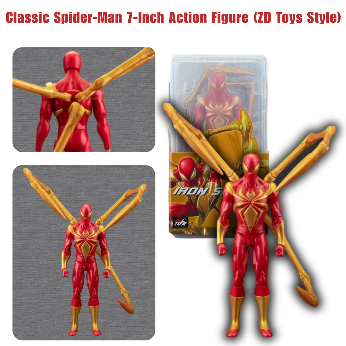 Iron Spider 7-Inch Action Figure (ZD Toys Style)