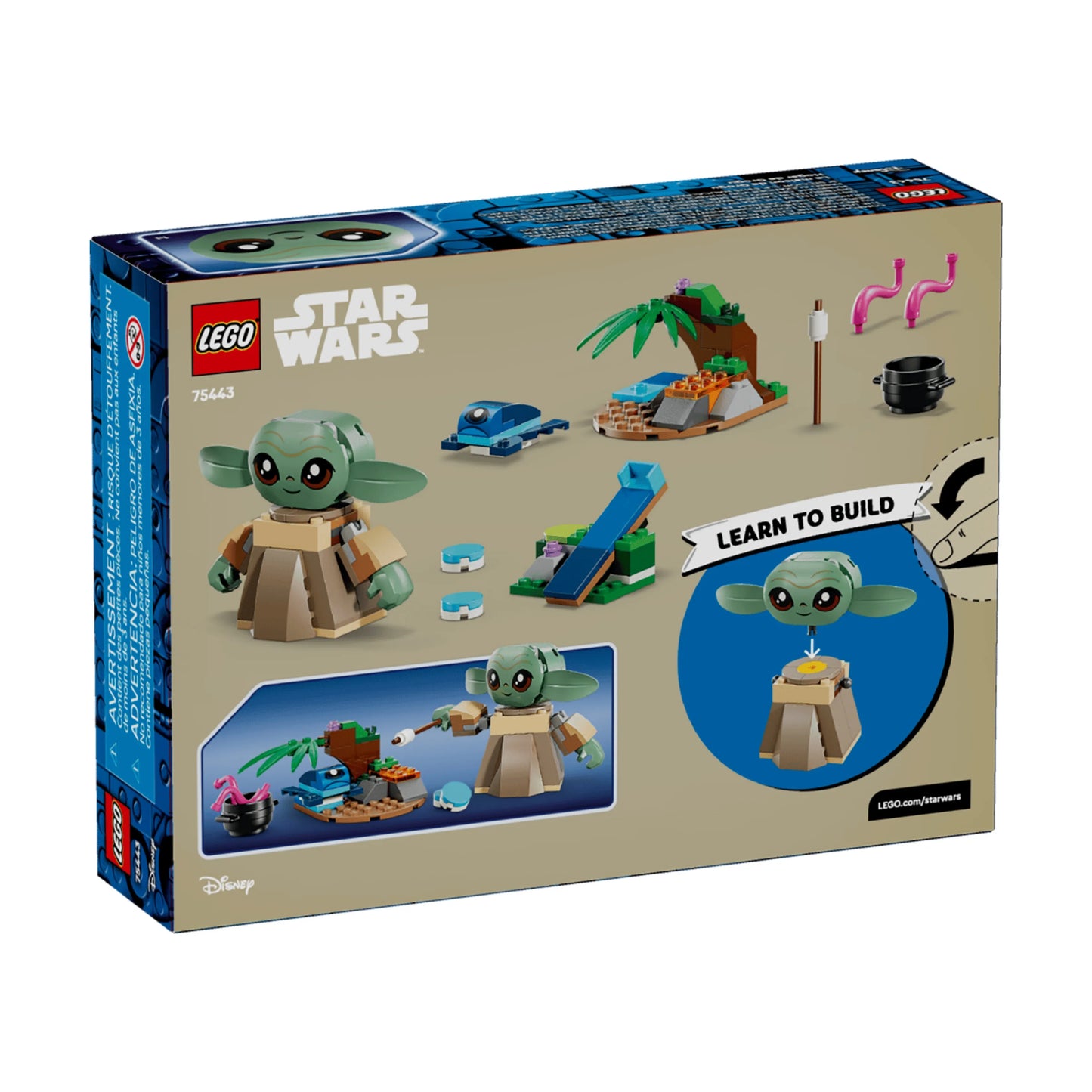 LEGO 75443 Star Wars™ Grogu's Homestead Building Set (107 Pcs)