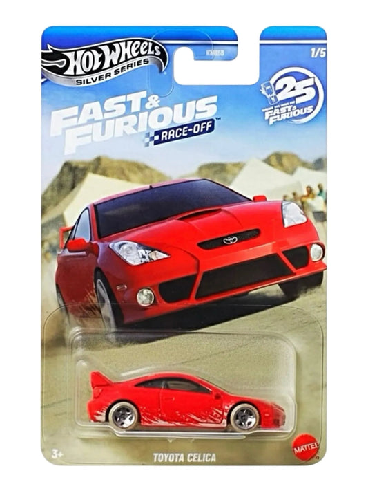 Hot Wheels Fast & Furious Race-Off Complete 5-Car Set | Silver Series