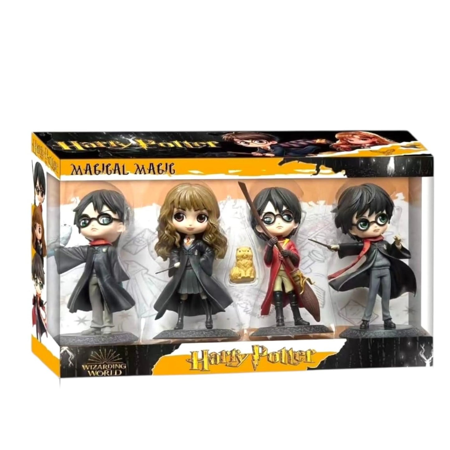 Wizarding World: Harry Potter's Friends "Magical Magic" 4-Piece Figure Set