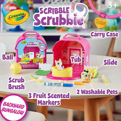 Crayola Scribble Scrubbie Pets Backyard Bungalow