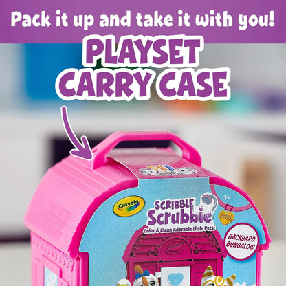 Crayola Scribble Scrubbie Pets Backyard Bungalow