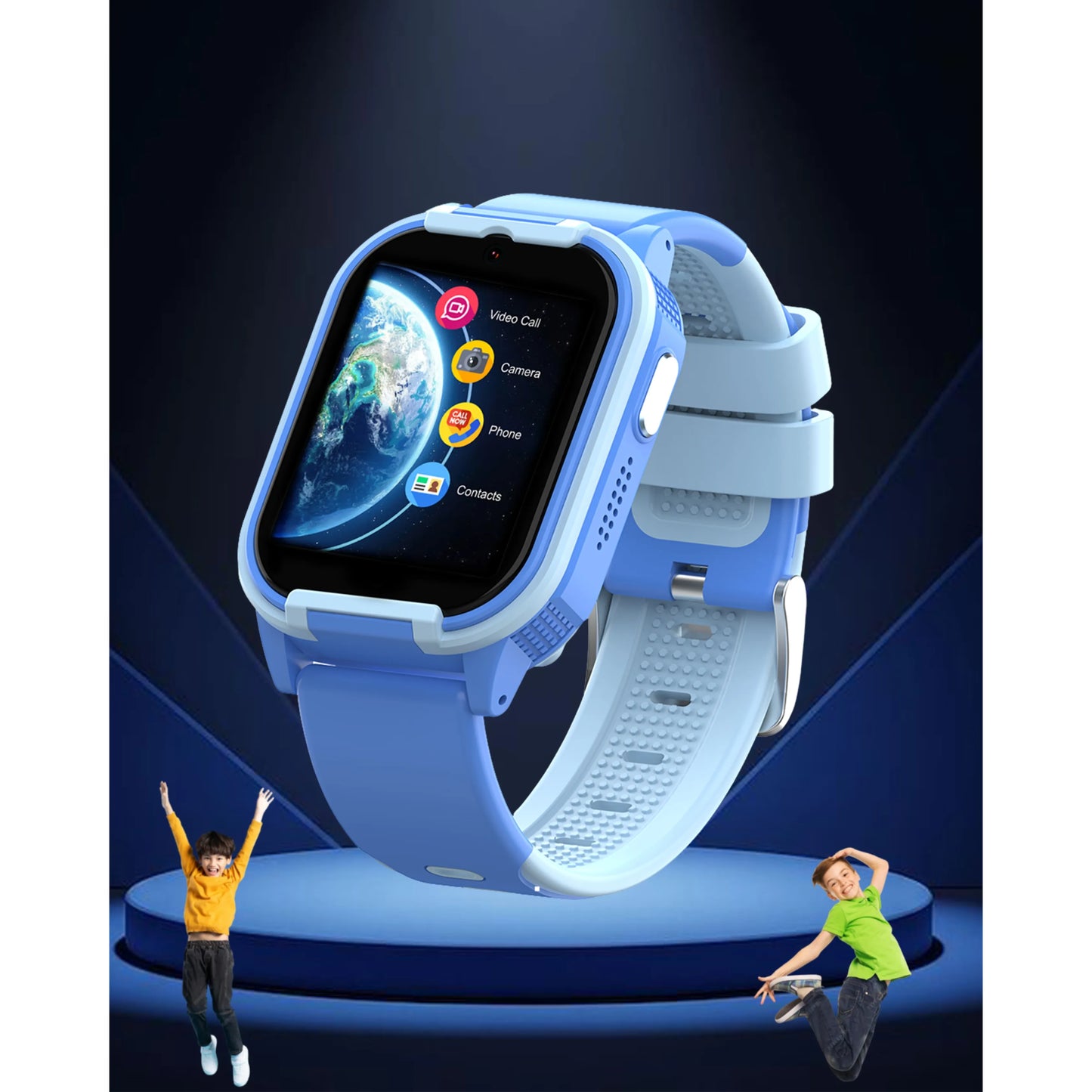 SPIKY Gnome 4G Kids Smartwatch with Video Calling & GPS Tracking