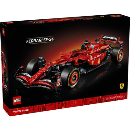 LEGO Technic Ferrari SF-24 F1 Race Car Building Set (42207) - 1361 Pieces