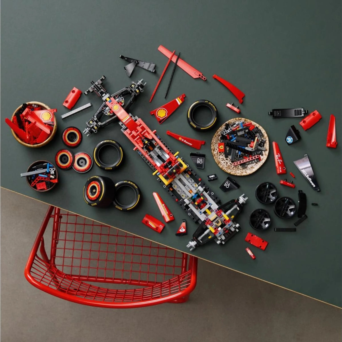 LEGO Technic Ferrari SF-24 F1 Race Car Building Set (42207) - 1361 Pieces