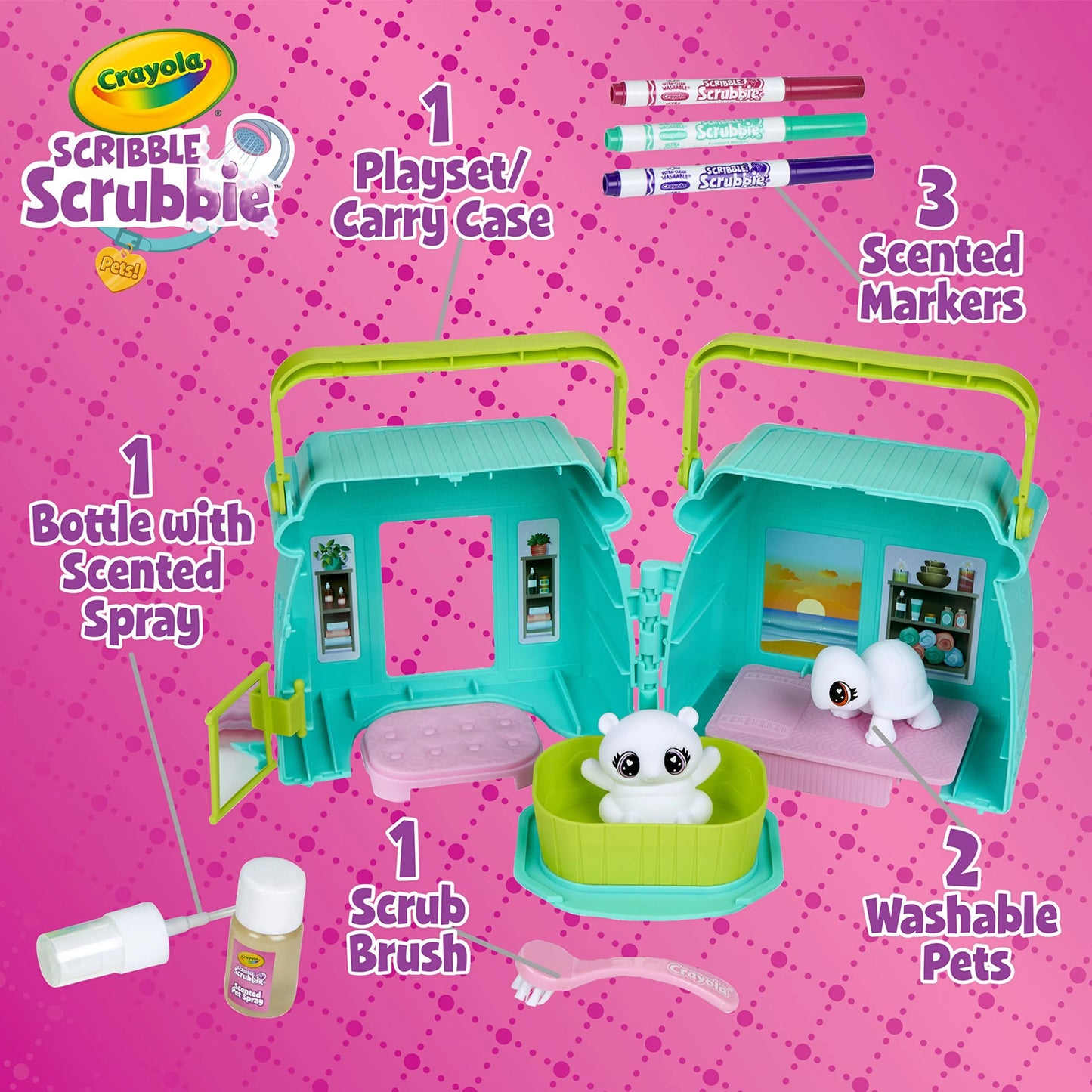Crayola Scribble Scrubbie Pets Scented Spa