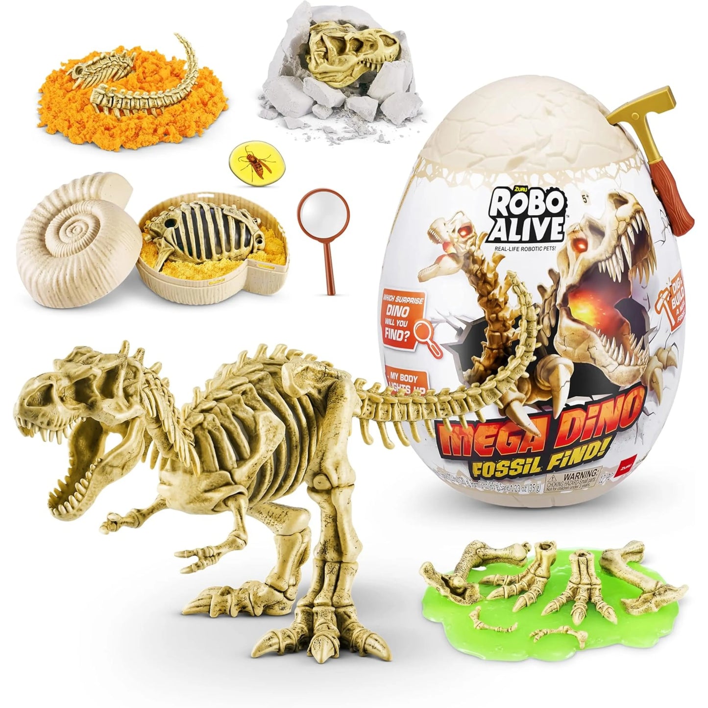 ZURU Robo Alive: Mega Dino Fossil Find Action Set