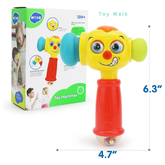 Hola 3115 Toy Hammer for 12M+ Ages