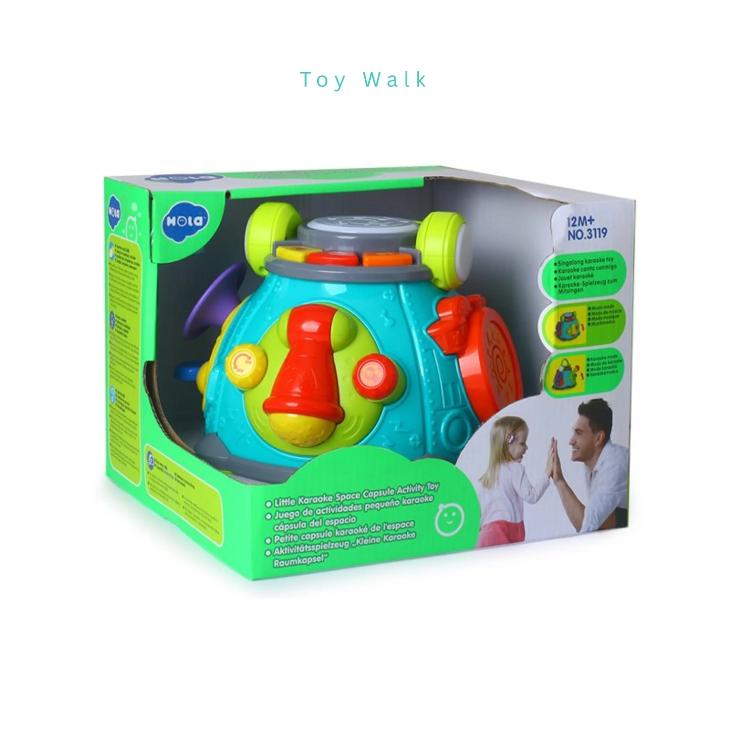Hola 3119 Little Karaoke Toy for 12M+ Ages