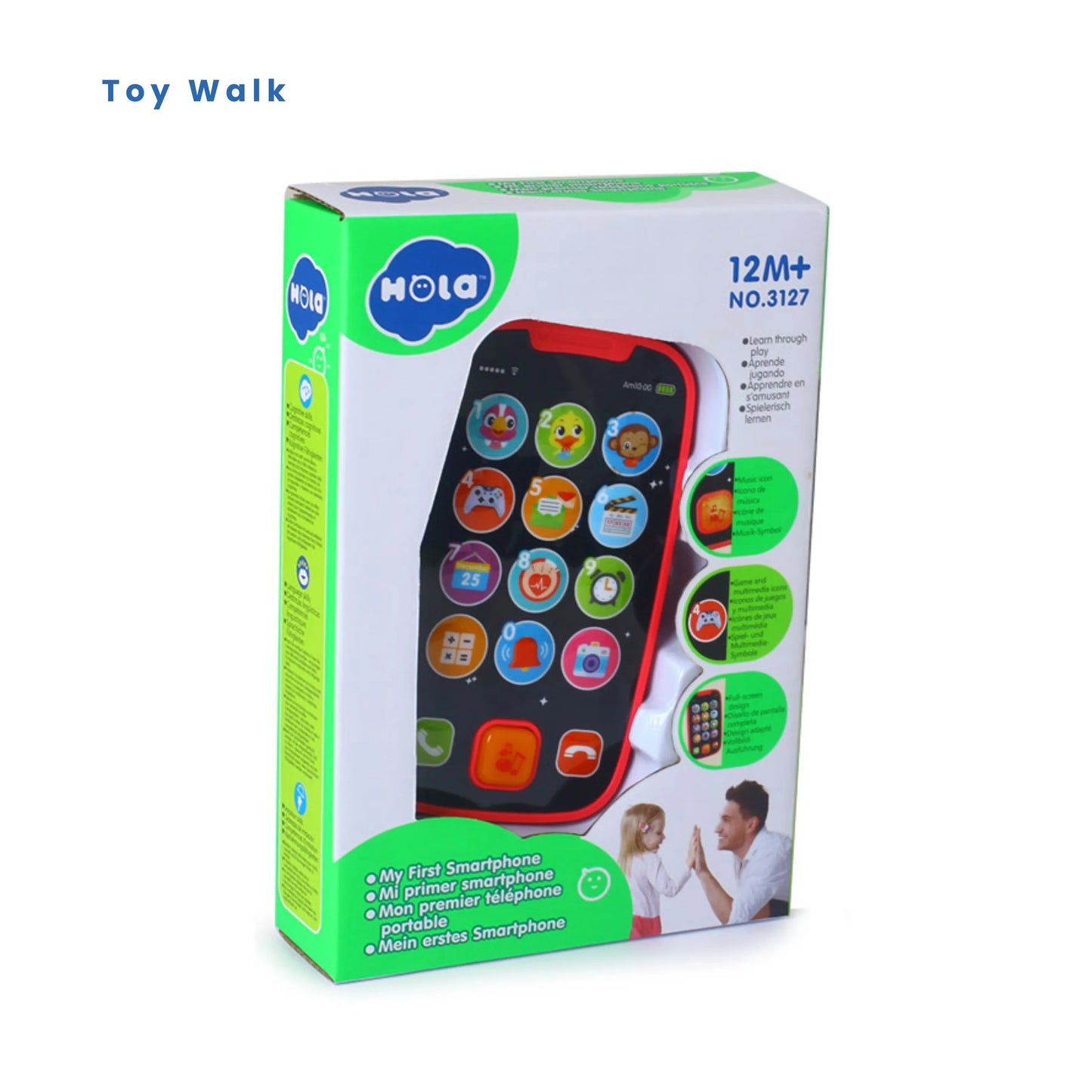 Hola 3127 My First Smartphone for 12M+ Ages