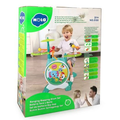 Hola 3130 Banging Bopping Drum Set For 36M+ Ages