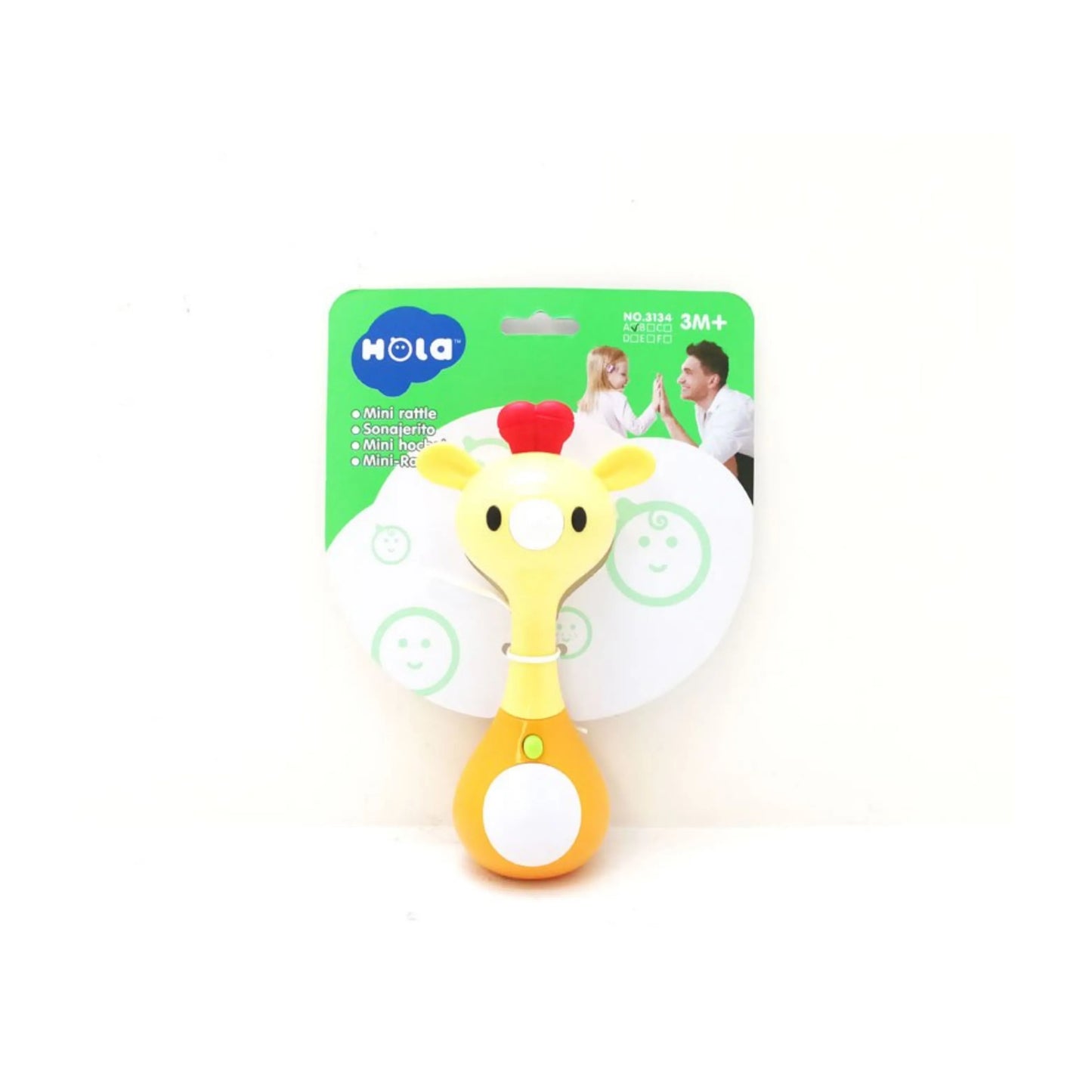 Hola 3134 Mini Rattle for 3M+ Ages