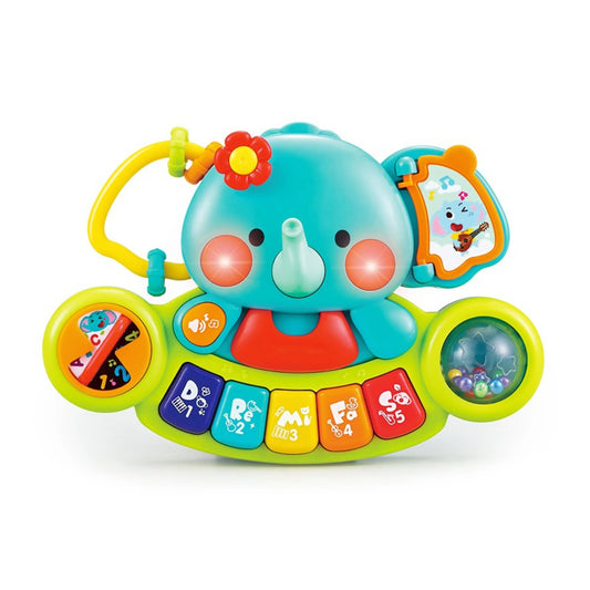 Hola 3135 2 in 1 Musical Elephant for 6M+ Ages