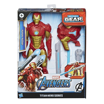 Marvel Avengers: 12-Inch Iron Man Blast Gear Action Figure
