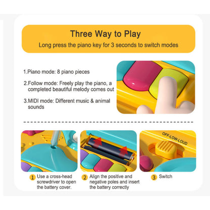 Play & Learn Musical Activity Cube Toy with Shape Sorter & Sensory Board.