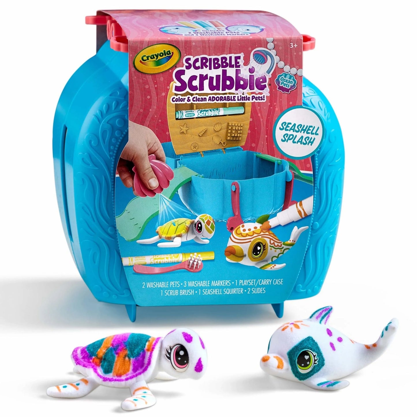 Crayola Scribble Scrubbie Ocean Pets Seashell Splash