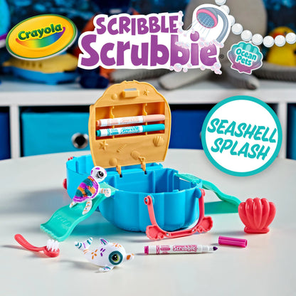 Crayola Scribble Scrubbie Ocean Pets Seashell Splash