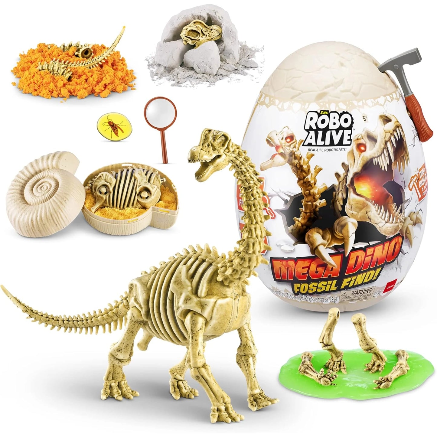 ZURU Robo Alive: Mega Dino Fossil Find Action Set