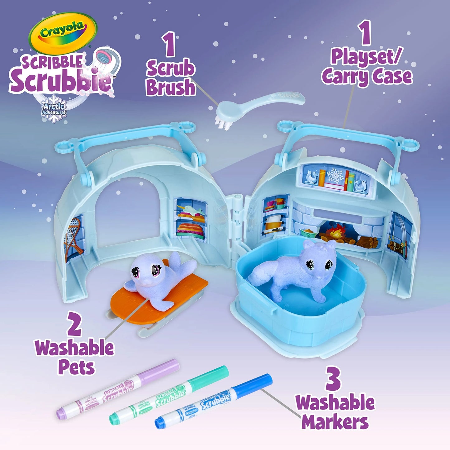 Crayola Scribble Scrubbie Arctic Igloo Playset
