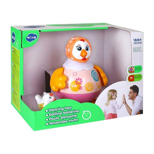 Hola 6102 Dancing Hen for 18M+ Ages