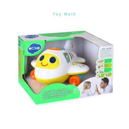 Hola 6103 Bump N Go Plane for 12M+ Ages