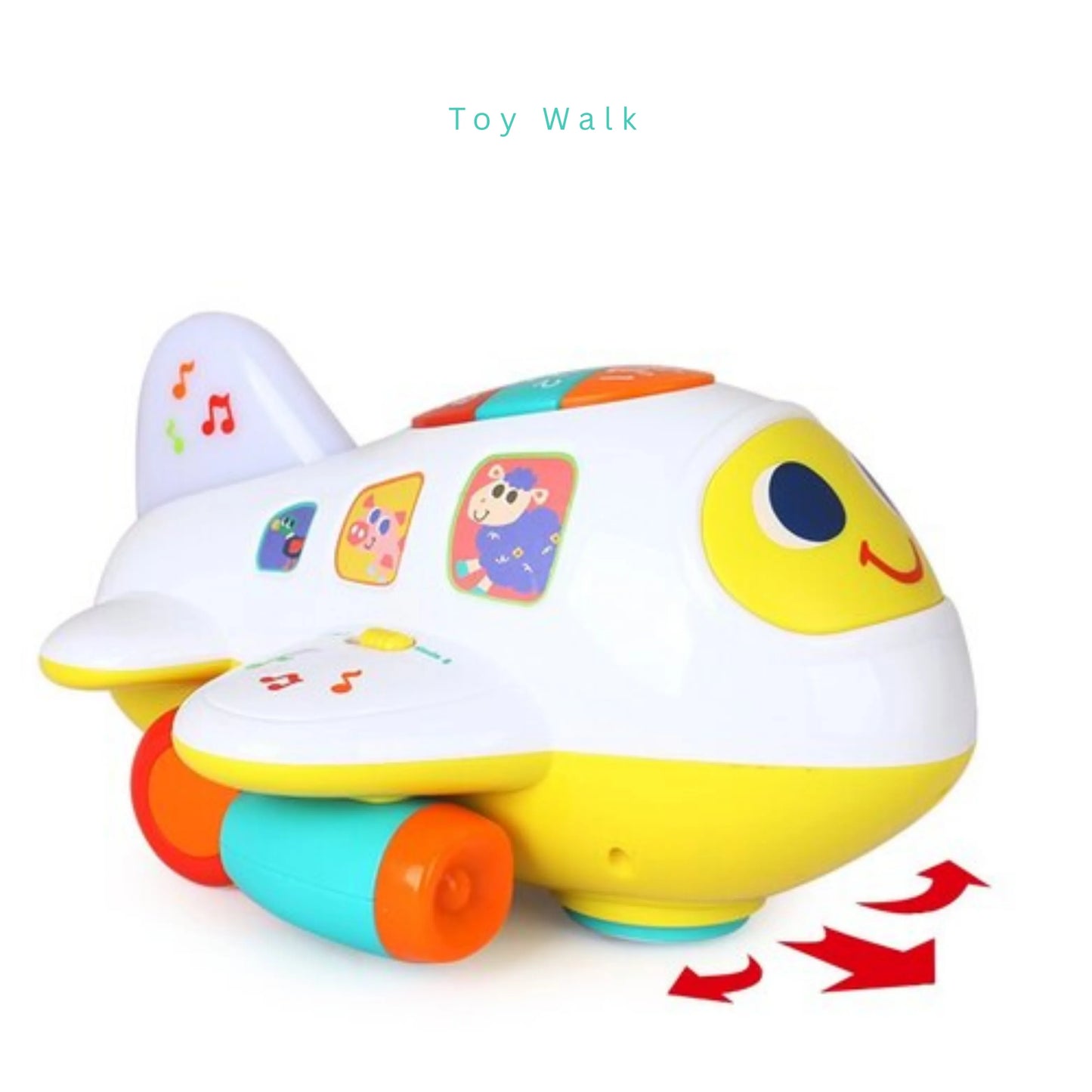 Hola 6103 Bump N Go Plane for 12M+ Ages
