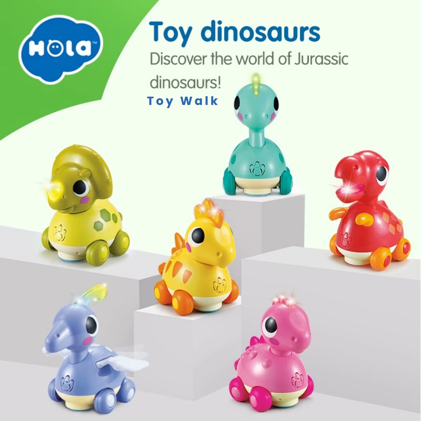 Hola 6110 Toy Dinosaur for 18M+ Ages