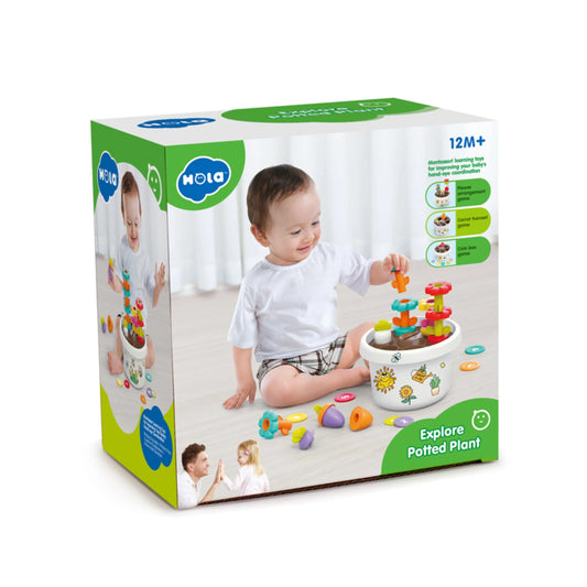 Hola HE795800 Potted Plant for 12M+ Ages