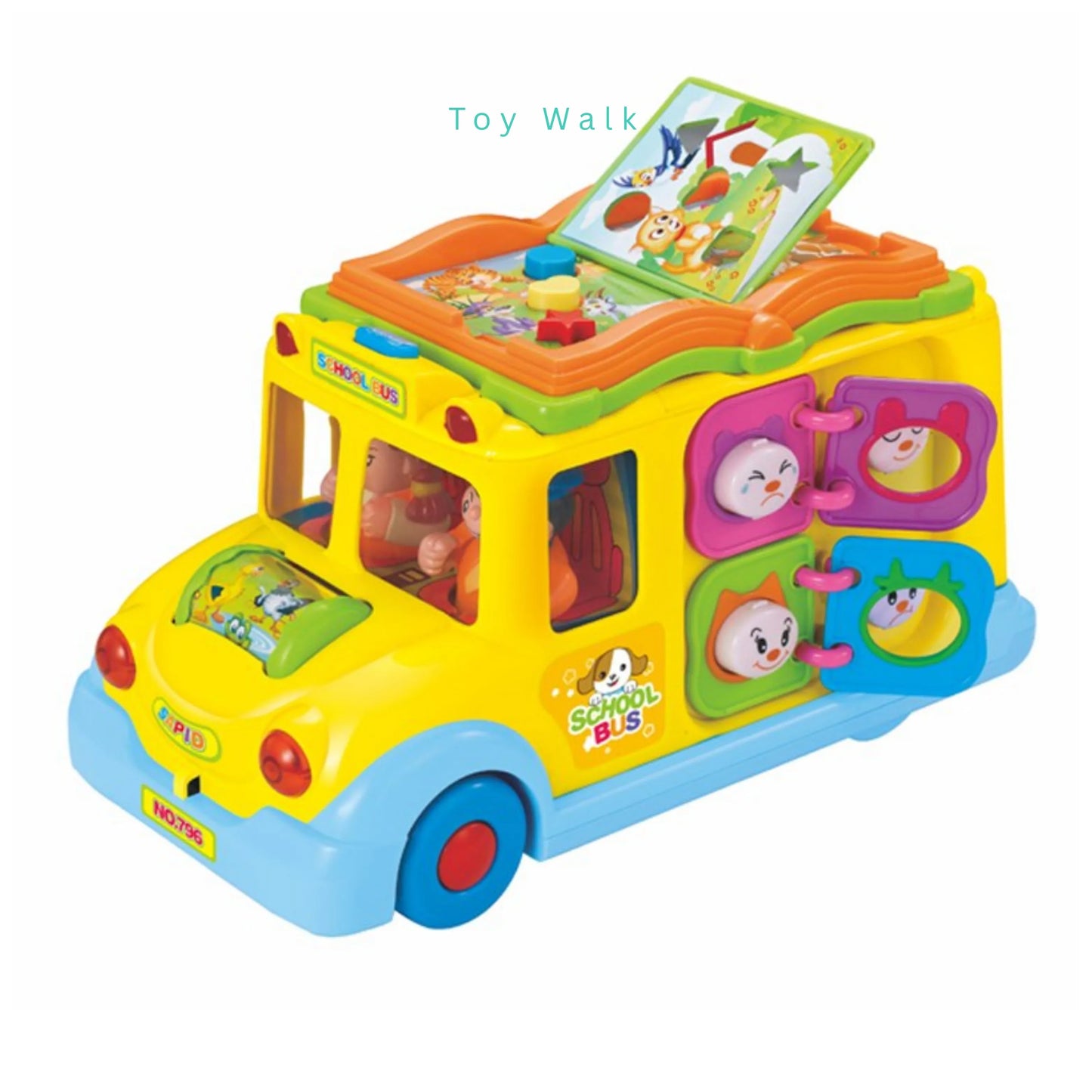 Hola 796 Busy School Bus for 12M+ Ages