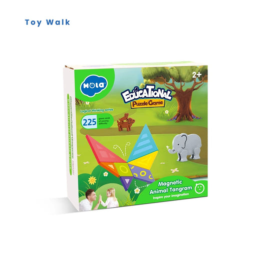 Hola E7982 Magnetic Animal Tangram for 2Y+ Ages