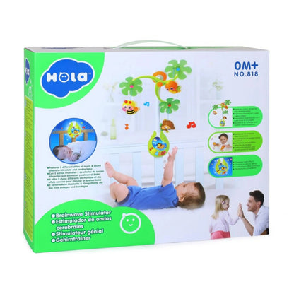 Hola 818 Musical Cot Mobile for 0M+ Ages