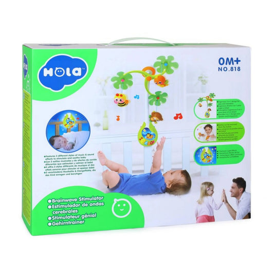 Hola 818 Musical Cot Mobile for 0M+ Ages
