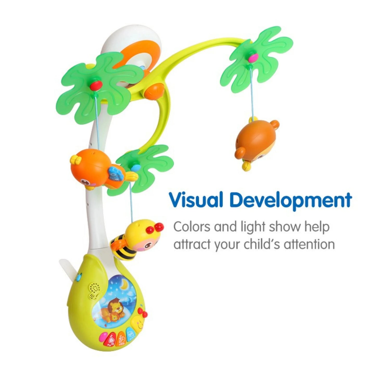Hola 818 Musical Cot Mobile for 0M+ Ages