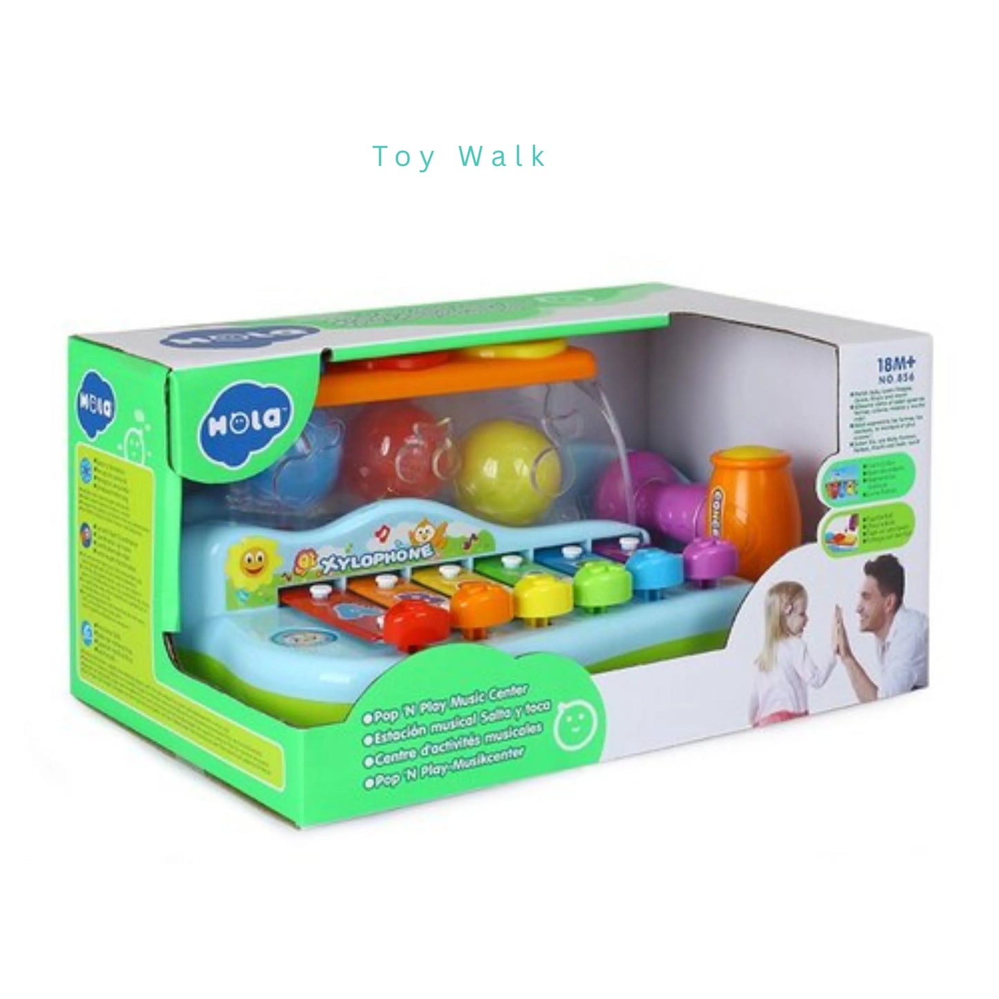 Hola 856 Pop N Play Music Center for 12M+ Ages