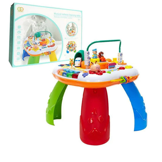 Goodway Musical Railway Learning Activity Table with Lights & Sounds
