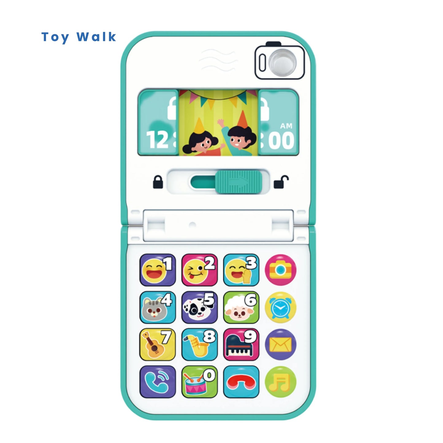 Hola HE8972 Foldable & Slide Phone for 12M+ Ages