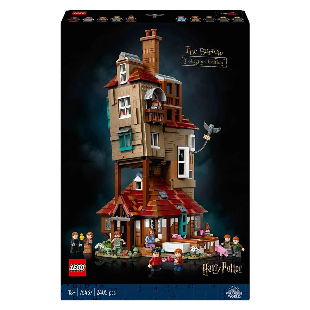 LEGO Harry Potter The Burrow Collectors' Edition Building Set (76437) - 2405 Pieces