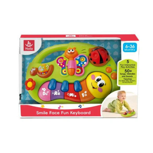 Hola 927 Smile Face Fun Keyboard For 6M+ Ages
