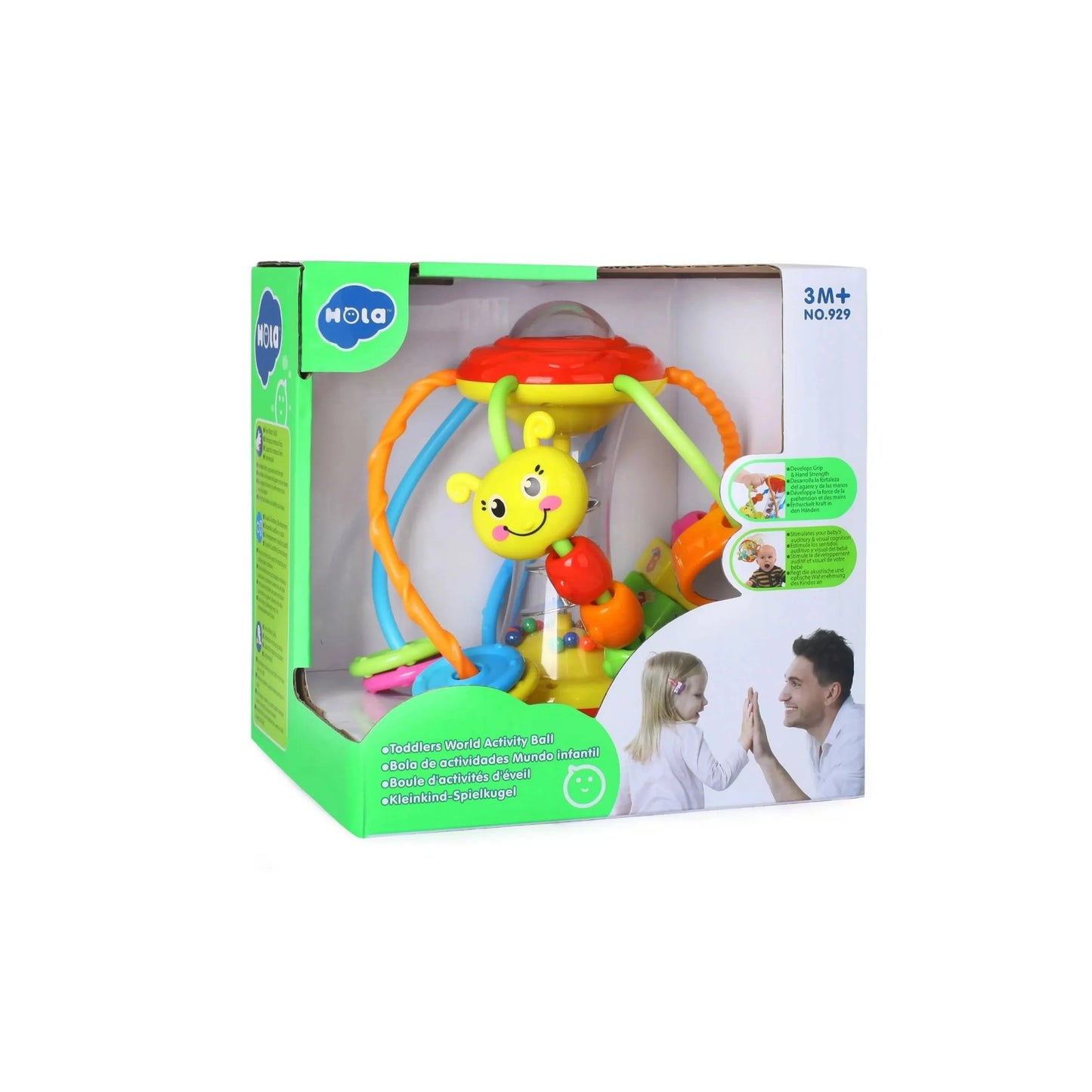 Hola 929 Toddler World Activity Ball For Ages 3M+ Ages