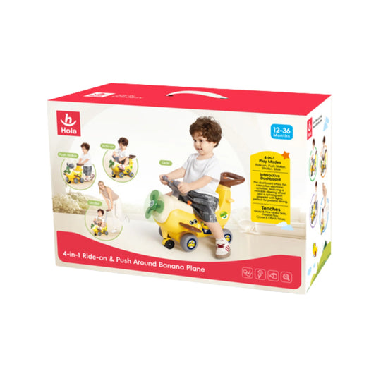 Hola HE9983 4 in 1 Banana Plane for 12M+ Ages