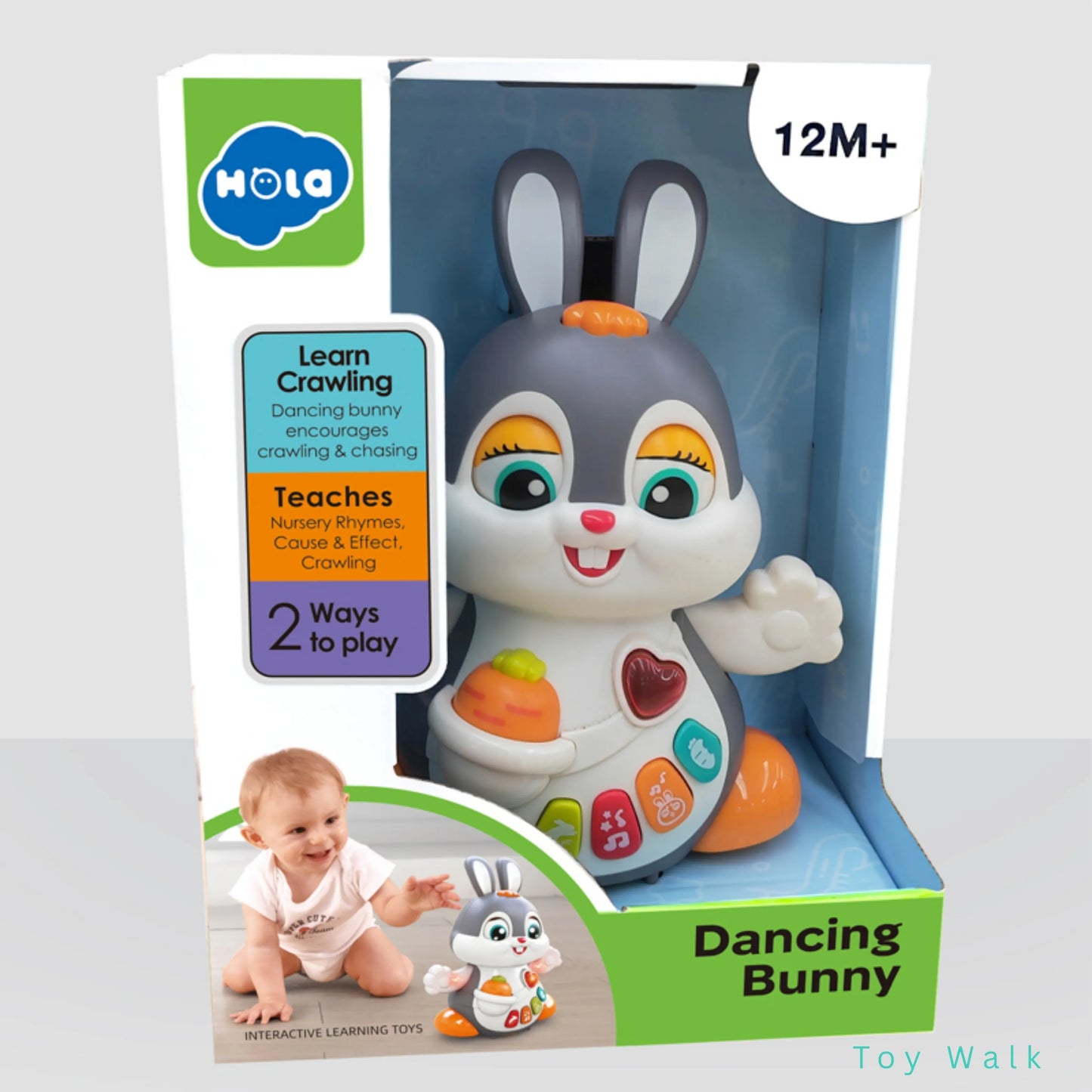 Hola HE9991 Dancing Bunny for 12M+ Ages