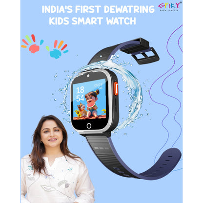 SPIKY Cyclops 4G Kids Smart Watch with Video Call & GPS Tracking